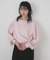 オフショルスウェットプルオーバー