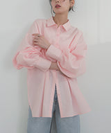 ウエストタックカラーシャツ