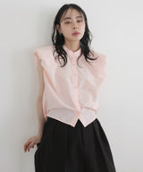 バルーンショルダーブラウス