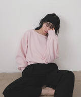 オフショルスウェットプルオーバー