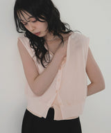 シアーレイヤードニットベスト