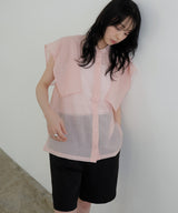 スクエアスリーブブラウス