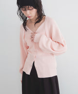 アンサンブル風ニットカーディガン