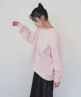 オーバーサイズスウェットプルオーバー