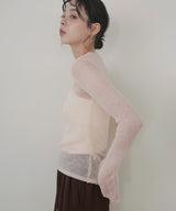 ウールモヘアシアーニット