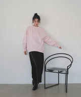 オーバーサイズスウェットプルオーバー