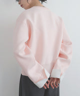 【2月上旬予約商品】シャツドッキングニットカーデ