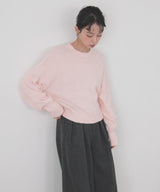 モヘアシャギーニットプルオーバー