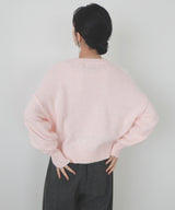 モヘアシャギーニットプルオーバー