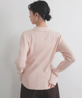 【一部予約商品】クルミボタンリブポロニット