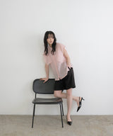 スクエアスリーブブラウス