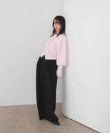 シャギーボリュームスリーブカーディガン