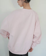 オーバーサイズスウェットプルオーバー