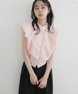 バルーンショルダーブラウス