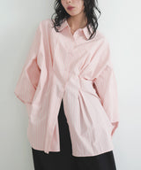 ウエストタックカラーシャツ