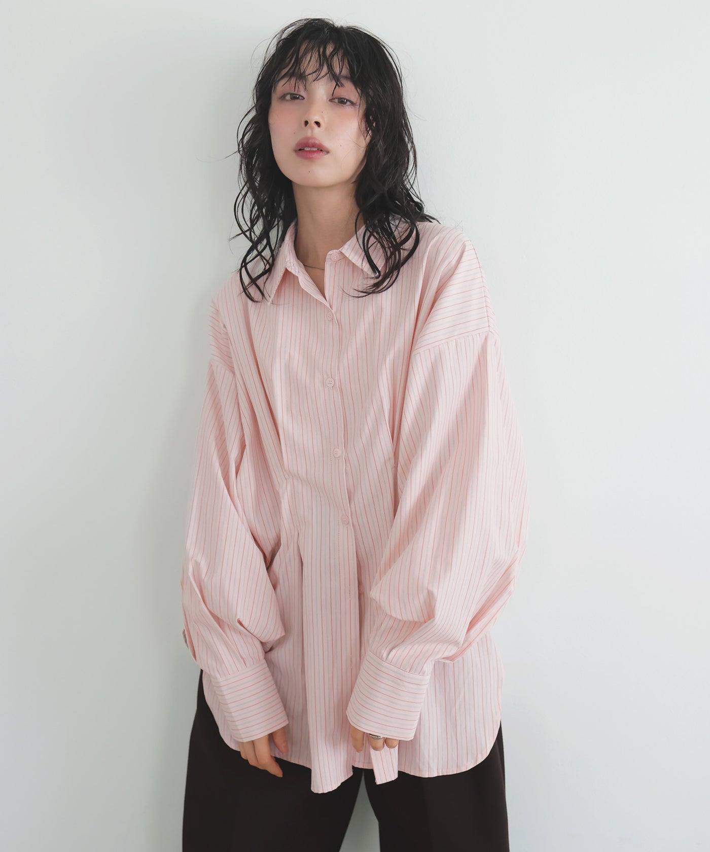 ウエストタックカラーシャツ – LIAN