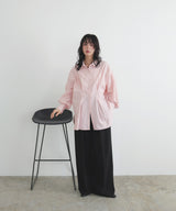 ウエストタックカラーシャツ