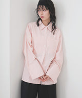 ストライプポケットオーバーシャツ