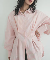 ウエストタックカラーシャツ