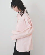 ストライプポケットオーバーシャツ