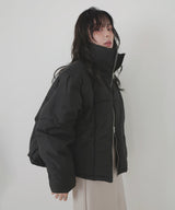 \ 8月22日発売 /【10月下旬予約商品】チェックファイバーショートダウン
