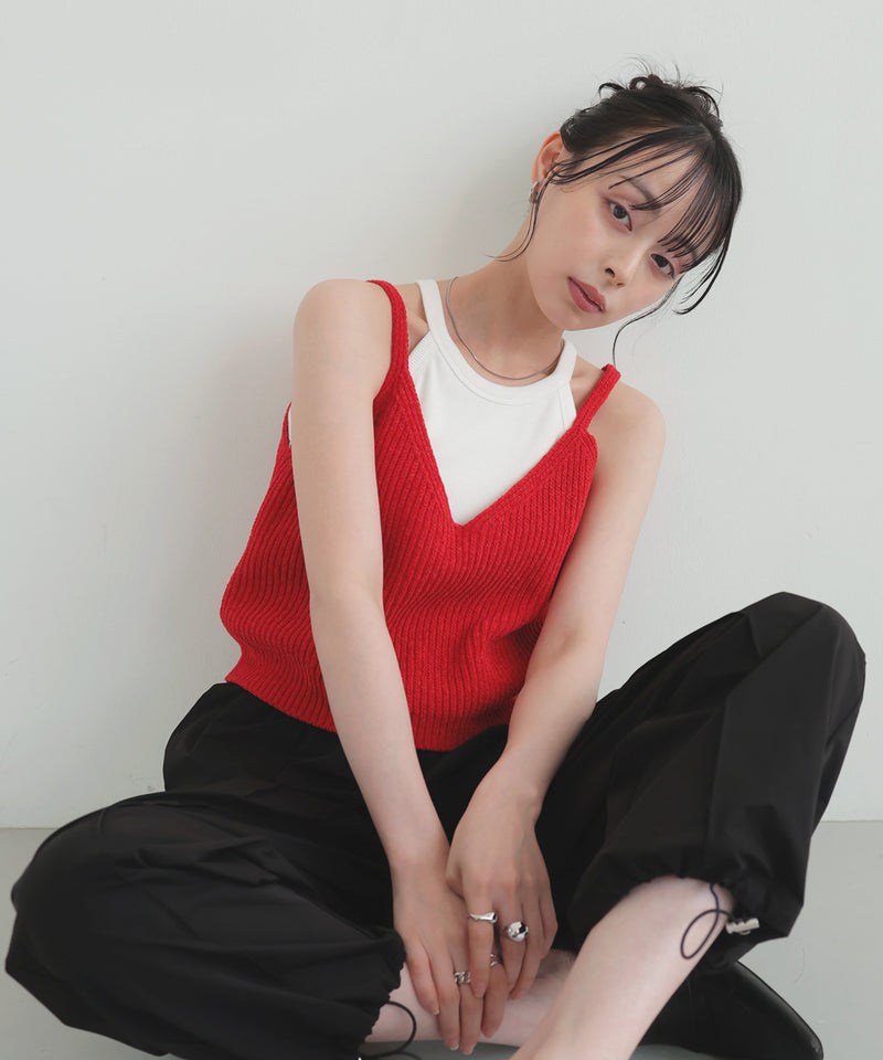リブニットキャミソール – LIAN