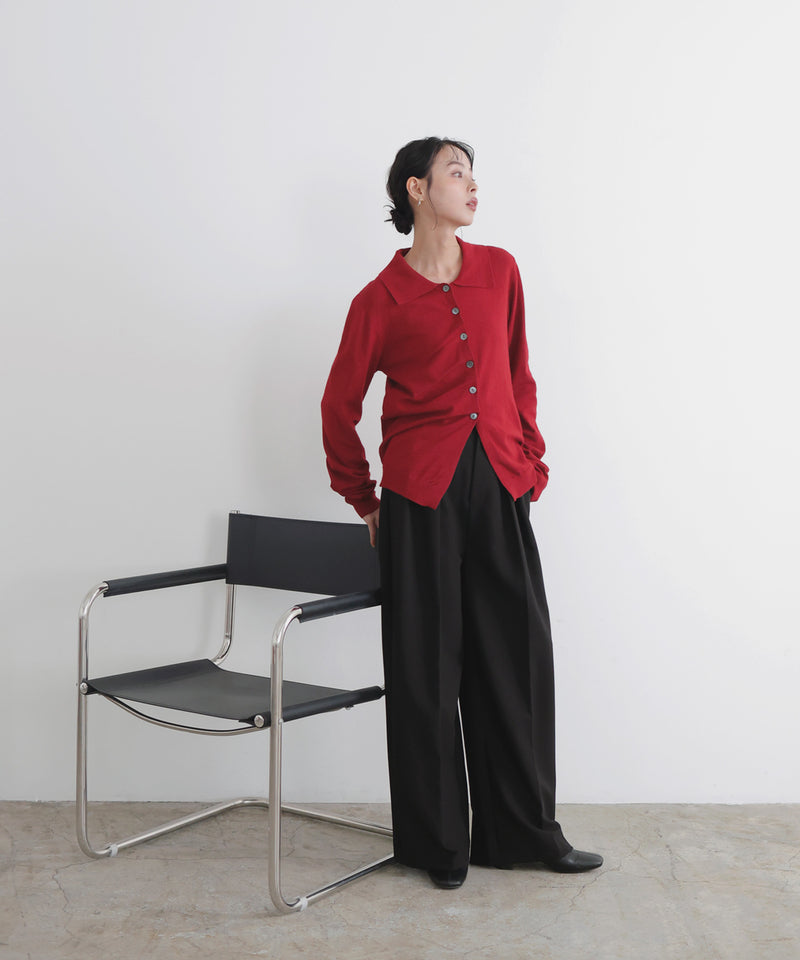 【12月上旬予約商品】フロントドレープポロニット