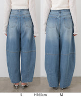 コクーンデニムパンツ