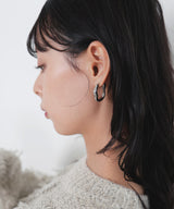 ニュアンスフープピアス