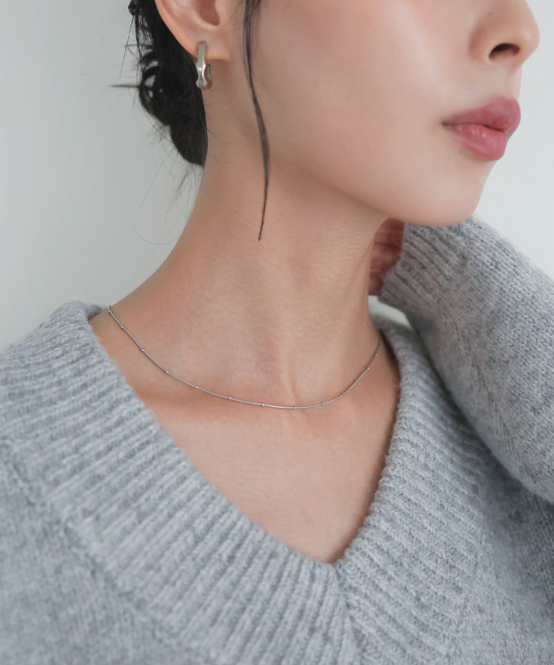 ポイントチェーンネックレス