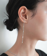 ラインロングピアス