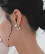 【12月上旬予約商品】ハートフープピアス