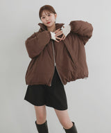 【10月下旬予約商品】　【ayu×LIAN】ファイバーダウンフードデザインジャケット