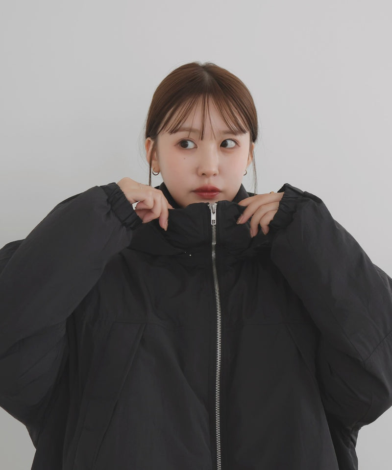 【10月下旬予約商品】　【ayu×LIAN】ファイバーダウンフードデザインジャケット