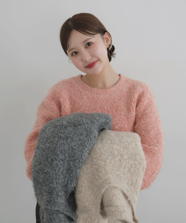 【10月下旬予約商品】　【ayu×LIAN】ボリュームミックスニット