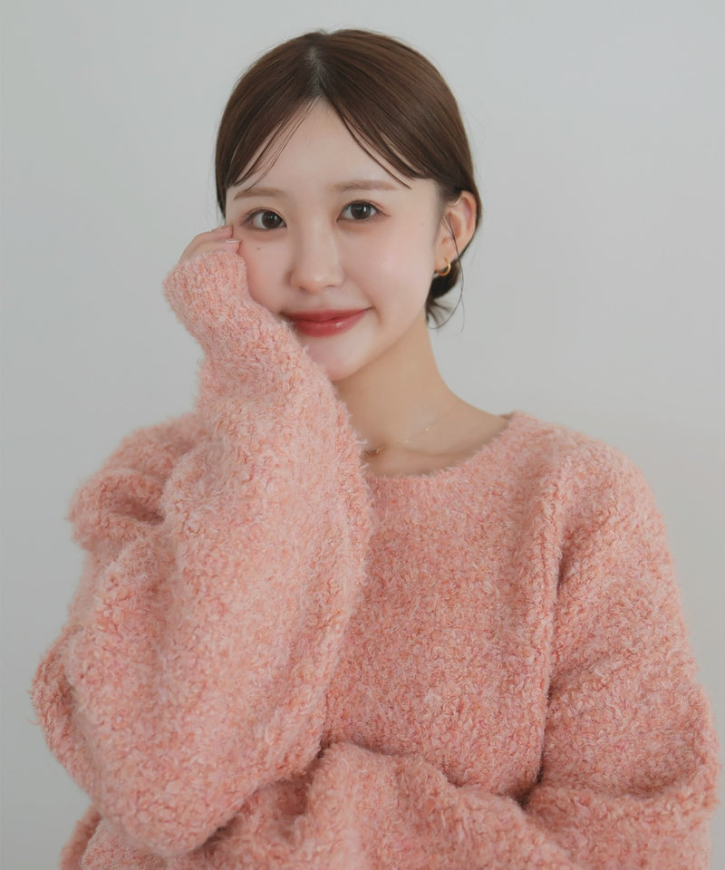【10月下旬予約商品】　【ayu×LIAN】ボリュームミックスニット