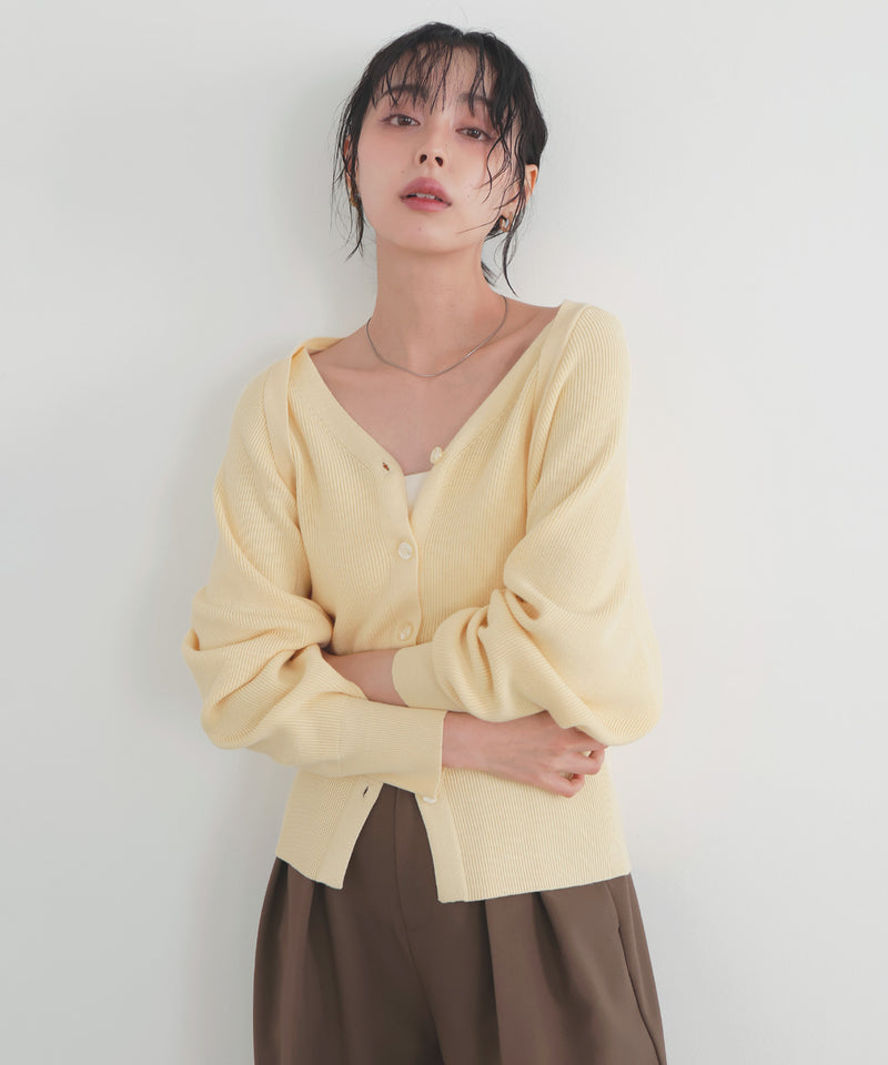 アンサンブル風ニットカーディガン – LIAN