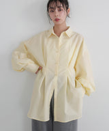 ウエストタックカラーシャツ