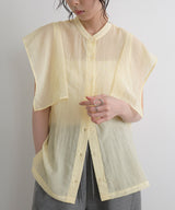 スクエアスリーブブラウス