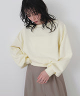 オフショルスウェットプルオーバー