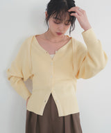 アンサンブル風ニットカーディガン