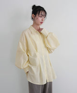 ウエストタックカラーシャツ