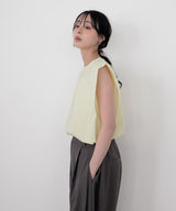 【新色追加 UVカット＆接触冷感】ショルダータックトップス