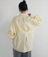 ウエストタックカラーシャツ