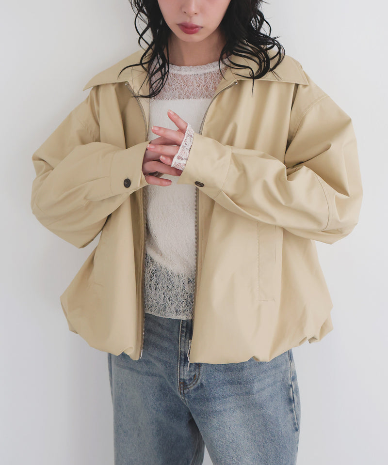 フェイクレザーバルーンジャケット – LIAN