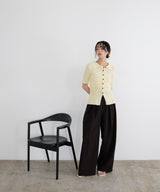 ミックスサマーポロニット