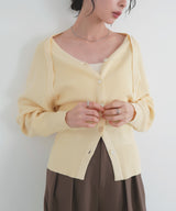 アンサンブル風ニットカーディガン