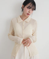 カットシャーリングポロシャツ