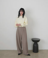 オフショルスウェットプルオーバー