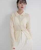 カットシャーリングポロシャツ